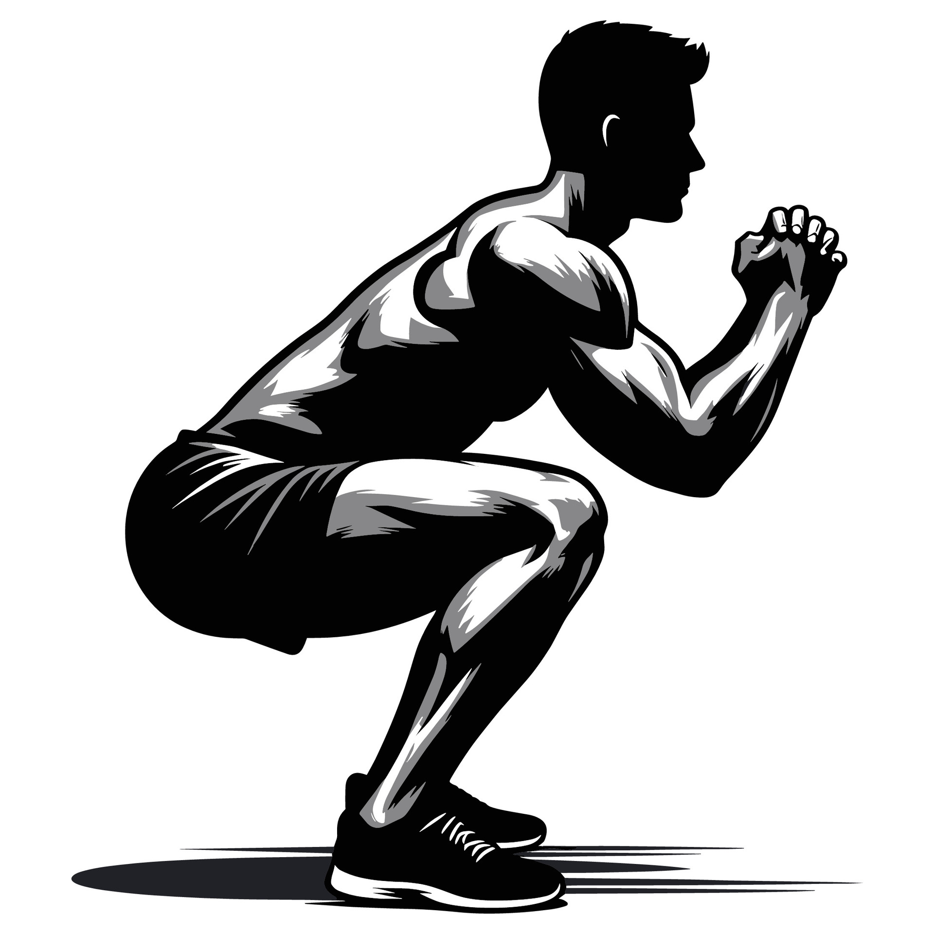 Strong squat form
