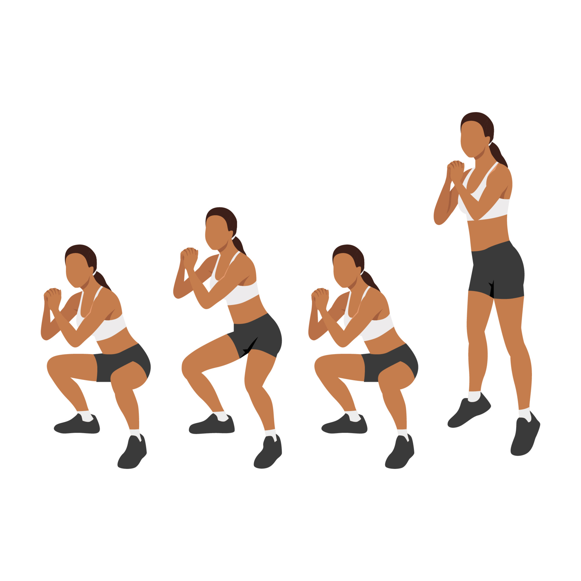 Explosive squat movement